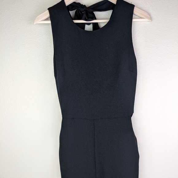 NWOT Rachel Rachel Roy Black Back Tie Jumpsuit - Picture 8 of 8